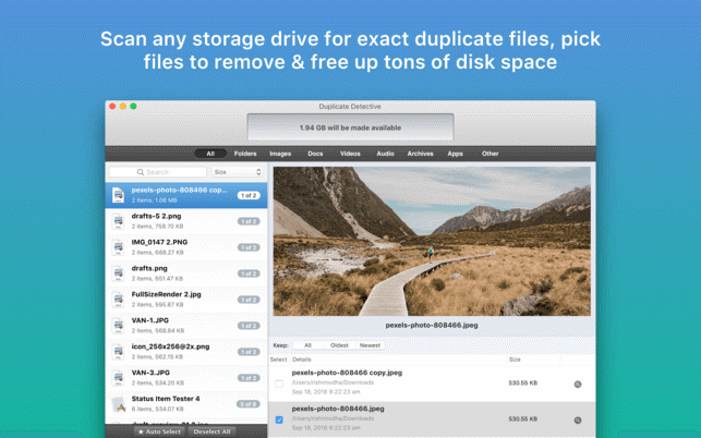 Tool Remove Duplicate Files